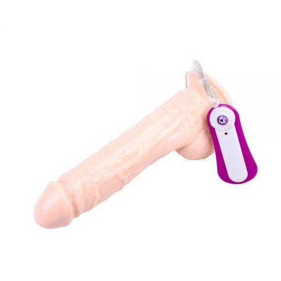 Вибромассажер Alexander Lee 10'' Vibrating Dildo, Flesh Sex Aura | Зображення 4