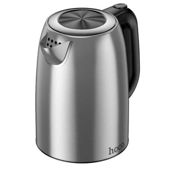 Електрочайник HOCO HE12 1.7L stainless steel electric kettle (EU) Stainless Steel | Зображення 3
