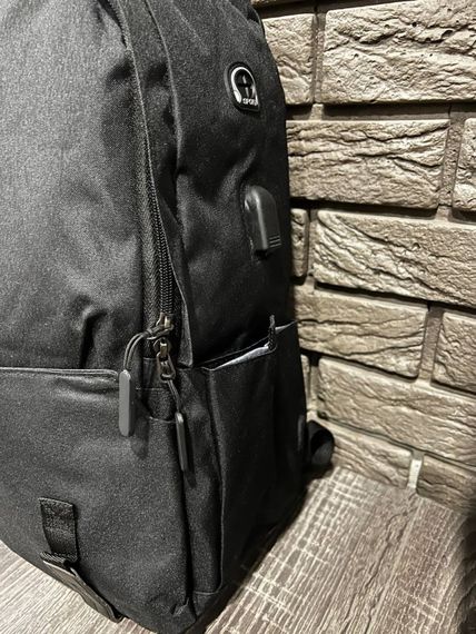 Рюкзак городской спортивный черный black compact | Зображення 2