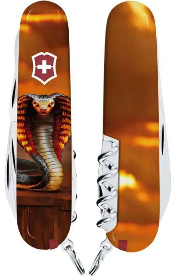 Ніж Victorinox Swiss Army Climber Zodiac. Полум’яна кобра | Зображення 1