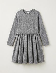 Дитяча сукня для дівчинки Green Cotton 98 см Сірий-меланж (251112110)