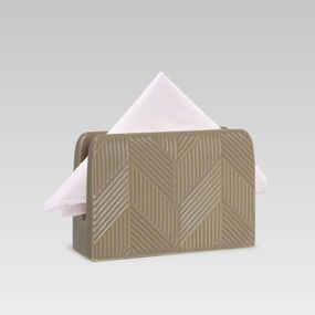 Салфетница керамическая Maestro MR-20004-44 Geometry Beige настольная подставка для салфеток