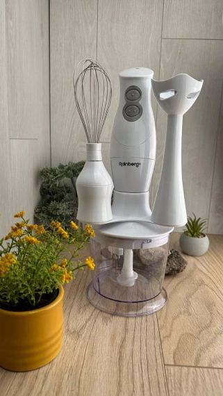 Блендер Rainberg 350W 3в1 занурювальний блендер подрібнювач | Зображення 3