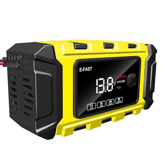 Розумний імпульсний зарядний пристрій E-FAST (12 В) (6 А) з функцією відновлення АКБ | Зображення 1