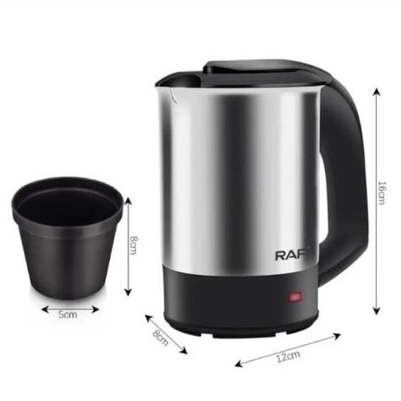 Электрочайник от 220В компактный RAF R-7887 с двумя чашками SV-327 в комплекте | Зображення 2