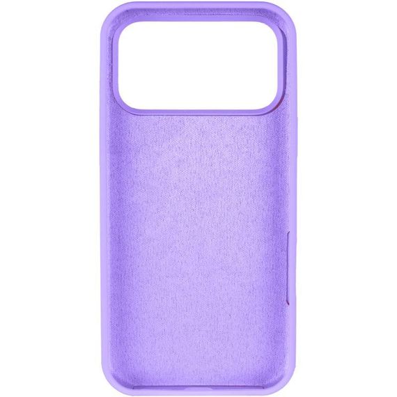 Чохол Silicone Case Full Protective (AA) для Apple iPhone 17 Pro (6.3") Бузковий / Dasheen | Зображення 2