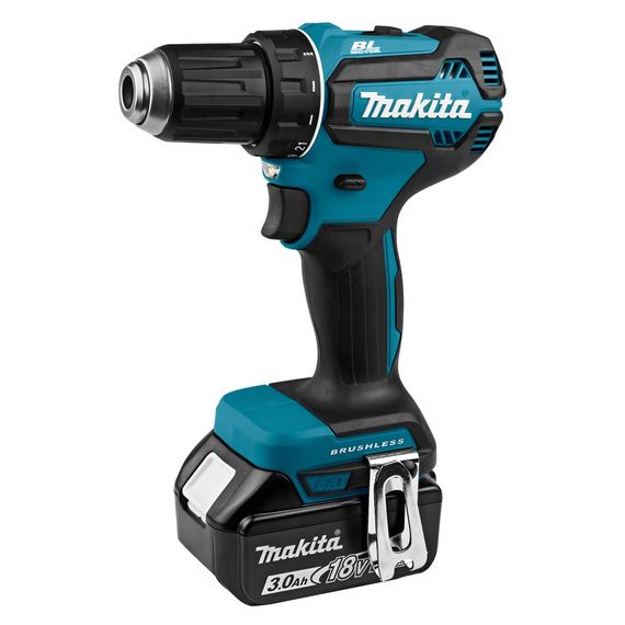Шуруповерт аккумуляторный Makita DDF485SFJ (50 Нм, 1.5-13 мм, BL, LXT 18 В) | Зображення 1