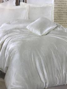 Постільна білизна Belizza Sweta krem ​​Жаккард Бавовна Євро розмір (4 наволочки)