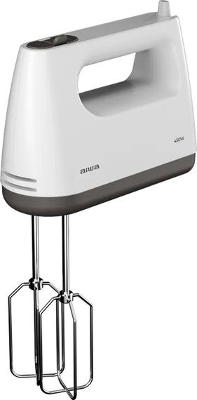 Міксер AIWA TeSaberu AHX-600 ручний 450Вт/ 5 швидк./ TURBO/ білий | Зображення 2