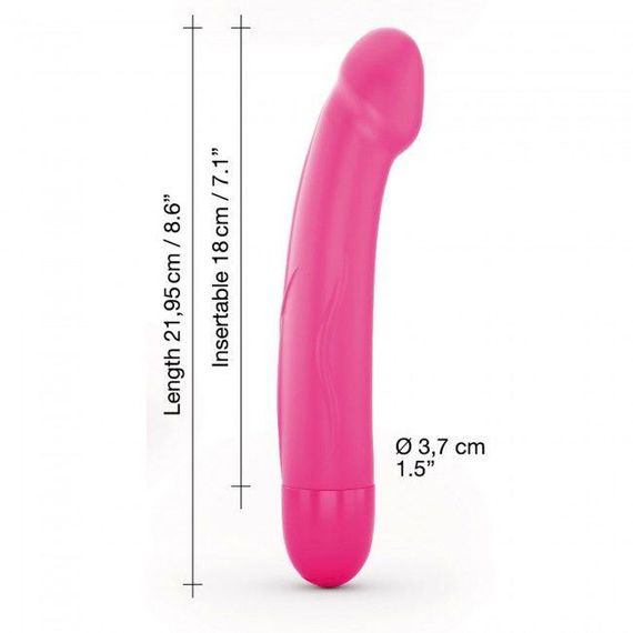 Вибратор Dorcel Real Vibration M Magenta 2.0, диам 3,7см, перезаряжаемый, для точки G | Зображення 2