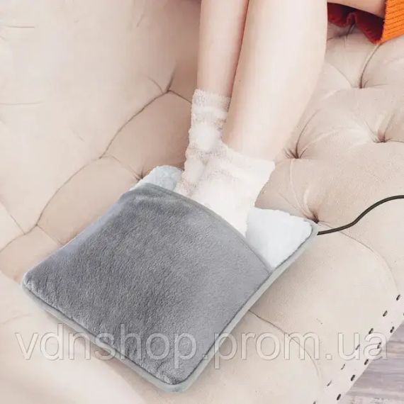 Электрогрелка для ног до 60°С (30×30см), от USB, Foot warmer / Термогрелка для ног / Электроковрик для ног | Зображення 2