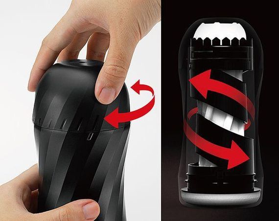 Мастурбатор Tenga Air-Tech TWIST Tickle Red із змінною силою обхвату | Зображення 8
