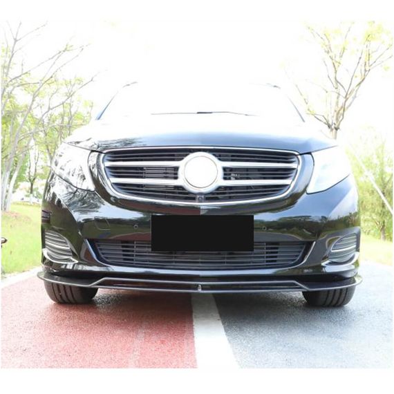 Накладка На Передний Бампер Lip (2014-2019, Карбон) для Mercedes Vito/V-class W447 2014- гг | Зображення 2
