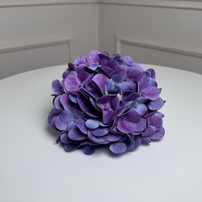 Гортензія штучна латексна h=70см d=17 cm 1шт. Колір: лавандовий