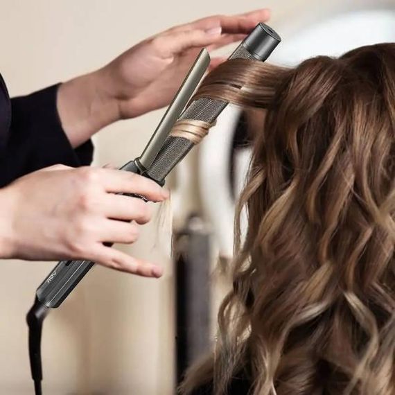 Плойка для завивки волосся з керамічним покриттям 130 ° -210 ° VGR V-579 Чорна