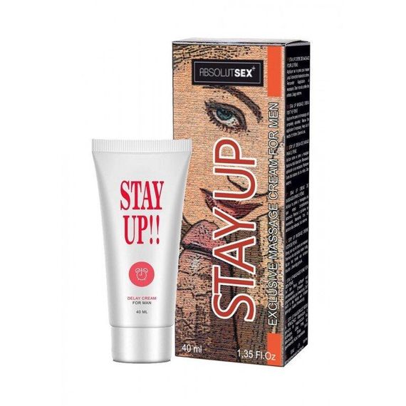 Крем пролонгуючий STAY UP, 40 ml Sex Aura