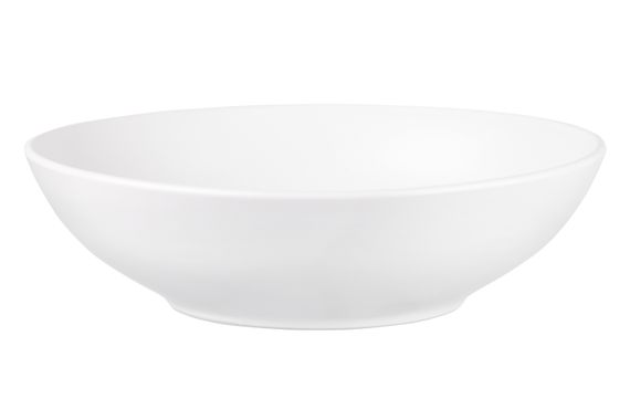 Тарелка суповая Ardesto Lucca, 20 см, White, керамика (AR2920WM)