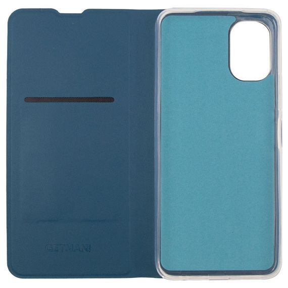 Шкіряний чохол-книжка GETMAN Elegant (PU) для TECNO Spark 9 Pro (KH7n) Штучна шкіра, Слот для візитки, Синій | Зображення 5