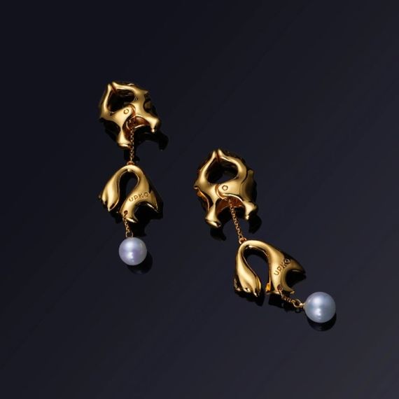 Фігурні затискачі на соски з перлинами UPKO Moist Eyes Pearl sexstyle