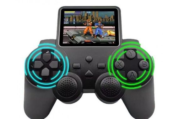 Портативна ретроміні ігрова приставка з екраном 2.4 дюйма Gamepad S10 Ігрова приставка на 520 ігор | Зображення 1