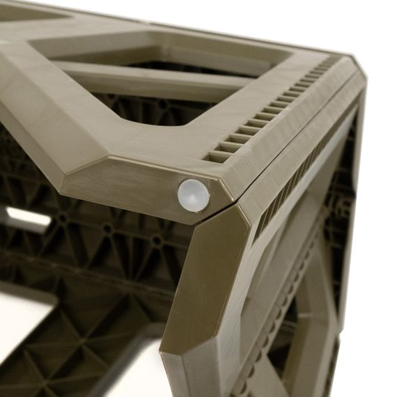 Стілець Tribe Camp Chair High оливковий складаний, Похідний стілець трайб для риболовлі, Крісло кемпінгове для полювання | Зображення 6