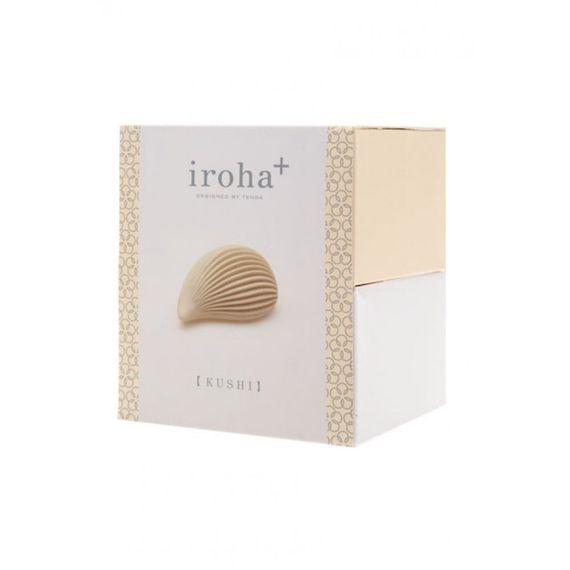 Вібратор для клітора у формі черепашки Iroha+ Kushi від Tenga, медичний силікон, бежевий Sex Aura | Зображення 3