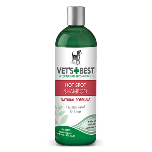 Шампунь проти свербіння і подразнень для собак Vet's Best Hot Spot Shampoo 470 мл