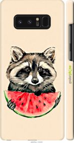 Чохол на Samsung Galaxy Note 8 Єнотик з кавуном "4605m-1020-2448"