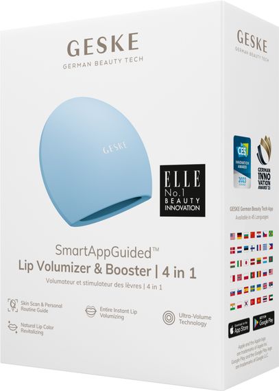 Устройство для увеличения объема губ GESKE Lip Volumizer&Booster 4в1 Big white, Голубой | Зображення 7
