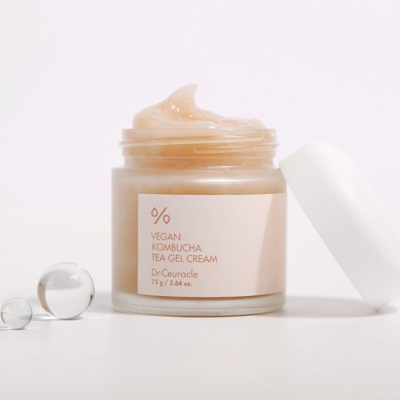 Веганский крем-гель с экстрактом комбучи Dr. Ceuracle Vegan Kombucha Tea Gel Cream (75 g)