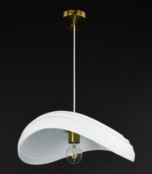 Люстра підвісна на 1 лампочку 27849 Латунь 25-150х33х42 см.