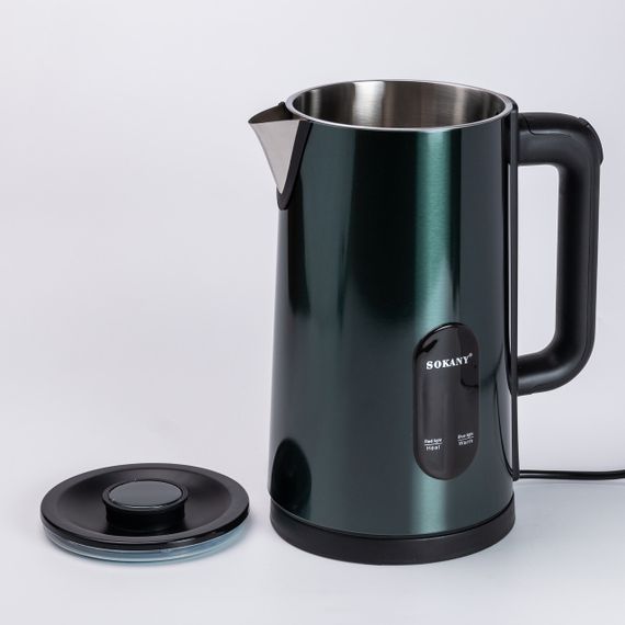 Електричний чайник Sokany SK-09019GR 3 літри Зелений | Зображення 2