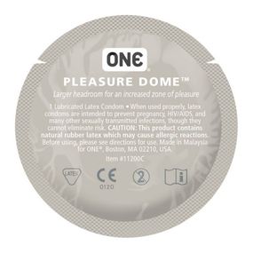 Набір латексних презервативів One Pleasure Dome із розширеною головкою (ціна за 5 шт.) sexstyle