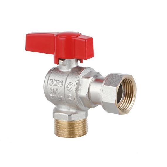 Кран кульовий Thermo Alliance Standart 3/4" ВН кутовий, PN40, з накидною гайкою TAS224W20 | Зображення 2