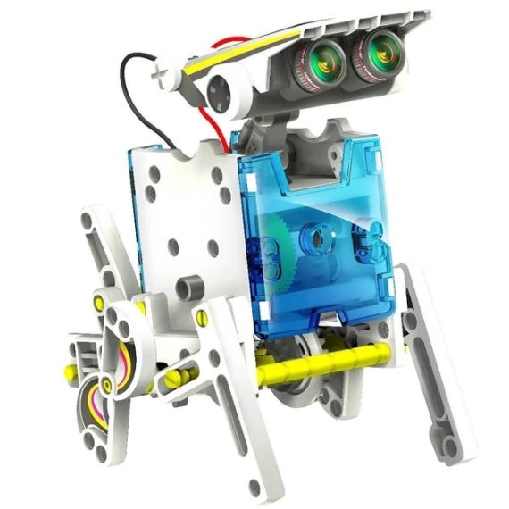 Конструктор робот Solar Robot 14в1, Конструктор 14в1 з сонячною панеллю і моторчиком   знижка | Зображення 4