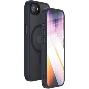 TPU+PC чохол Metal Buttons with MagSafe Colorful для Apple iPhone 16e (6.1") Синій / Navy Blue