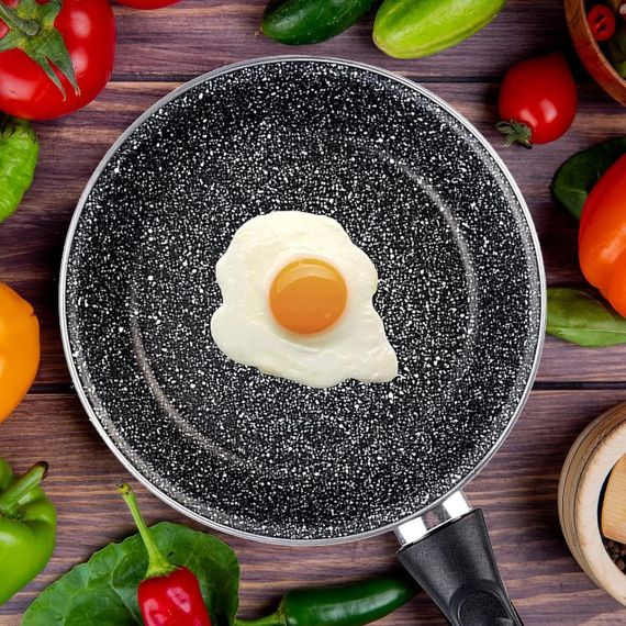 Сковорода антипригарна Vitrinor K2 Red 28 см 1105679 сталева для всіх плит | Зображення 5