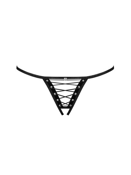 Трусики, Remediosa crotchless thong Obsessive L/XL | Зображення 4