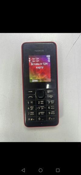 Мобільний телефон Nokia 107 rm-961 dual sim black/ red бу. | Зображення 1