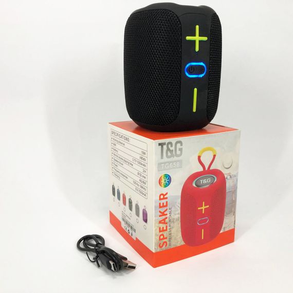 Bluetooth колонка з різнокольоровим підсвічуванням TG658, Колонки для музики вдома XI-39 | Зображення 1