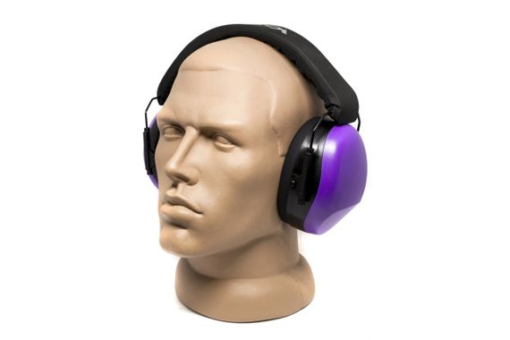 Наушники противошумные защитные Venture Gear VGPM8065C (защита слуха SNR 26 дБ, беруши в комплете), фиолетовые | Зображення 8