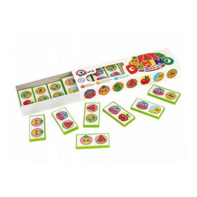 Настільна гра Доміно дитяча "Фрукти" ТехноК 3336TXK