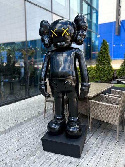 Kaws Companion Black велика колекційна фігурка 180 см чорний kw005 | Зображення 1