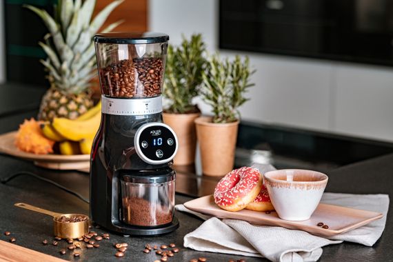 Кофемолка жерновая Adler AD 4450, 300 Вт, 31 уровень помола, 300 г | Зображення 8