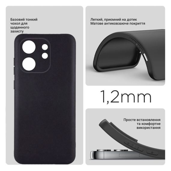 Чохол до мобільного телефона BeCover Infinix Smart 9 (X6532) Black (712495) | Зображення 3