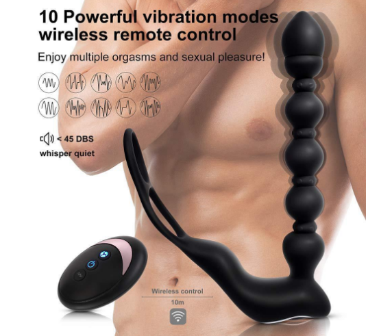 Массажер простаты с пультом и подогревом. | Зображення 7