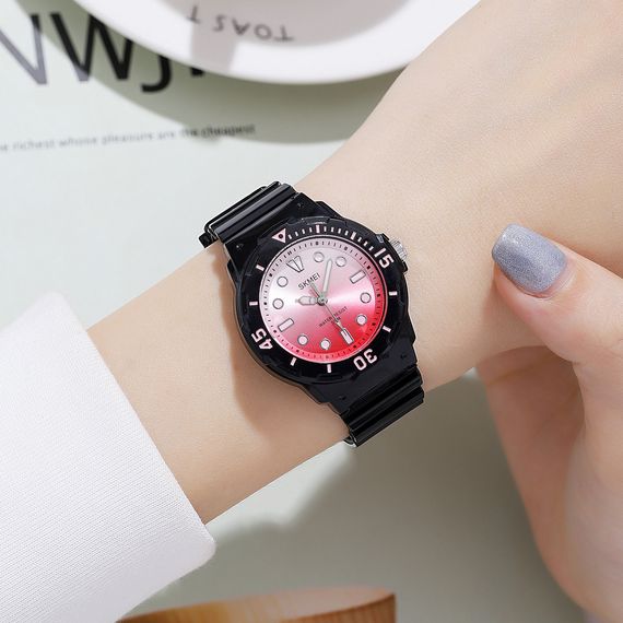 Жіночий годинник Skmei 2012BKPK Black-Pink | Зображення 3