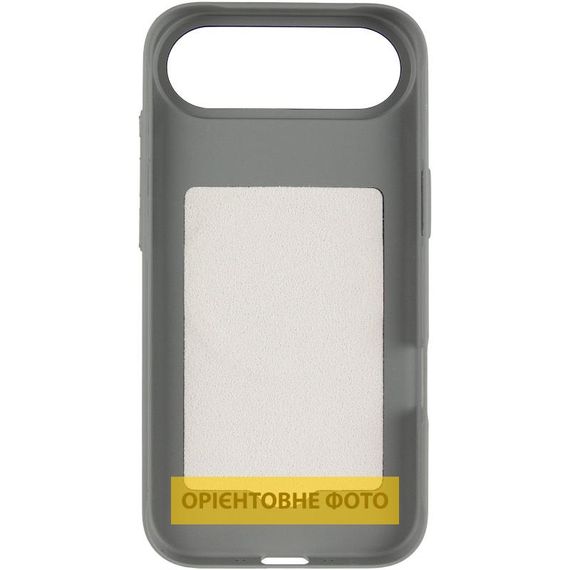 Чохол PC Textile Hybrid with Magnetic Fit для Apple iPhone 17 Air (6.5") Grey / Black | Зображення 2