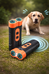 Мощный отпугиватель Anti Dog Bark антилай с фонариком Type-C / Портативный ультразвуковой отпугиватель собак