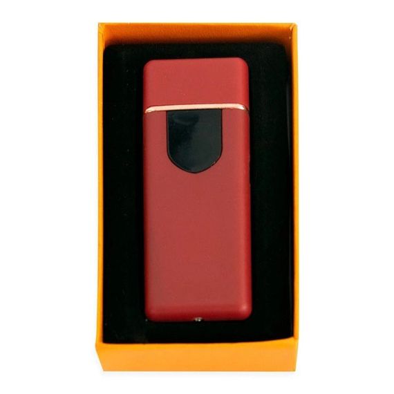 Електрозапальничка USB ZGP ABS, сенсорна електрична запальничка спіральна. XM-867 Колір: червоний | Зображення 5